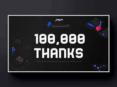 0 to 100,000 on Dribbble