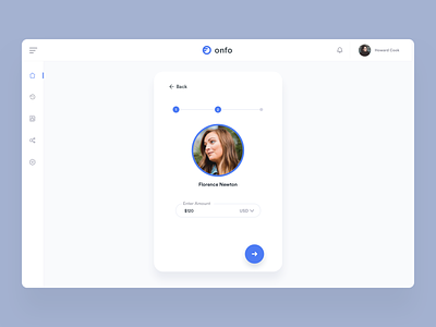 Send money to friend animation app chat clean dashboard design food gif illustration interaction interface ios iphone johnyvino minimal mobile principle ui ux web