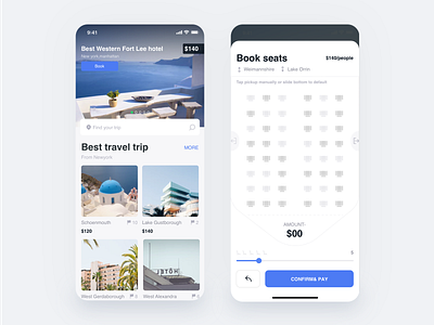 Travel booking animation app chat clean illustration interaction interface ios iphone johnyvino mobile principle tracer travel travel 2 travel agency travel agent travel app ui ux