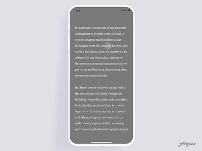 Share Notes Beautifully animation app clean gif highlight highlighter highlights interaction interface ios iphone johnyvino mobile share share notes beautifully shares social socialmedia ui ux