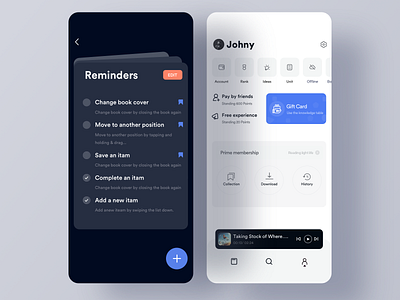 Reminder animation app bew bookmark clean ios johnyvino mobile reminder reminders task todo todo app todoist todolist tools ui ux