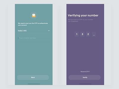 Verification app codes connection connection team together power connections data data visualization database dataviz generate generated ios johnyvino onboarding opt options ui ux verification