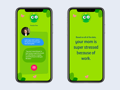 Cajole ai aibot app chat ios johnyvino mobile ui ux