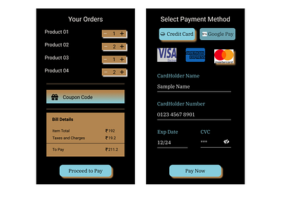 Day 02 - Credit Card Checkout checkout creditcard dailyui design payment ui ux ux design