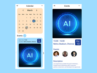 Event Calendar 038 calendar challenge concert daily ui dailyui dailyui038 event event calendar eventcalendar reminder ui ux workshop