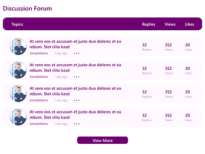 Discussion Forum