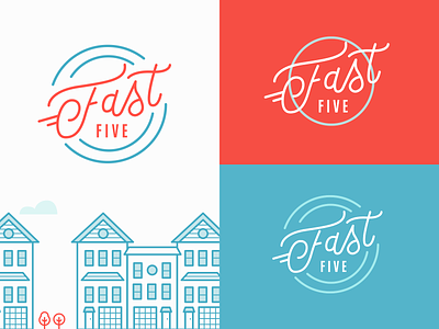 Fast 5 Branding 5 design fast five hand lettered hand lettered font lettering logo typography video series