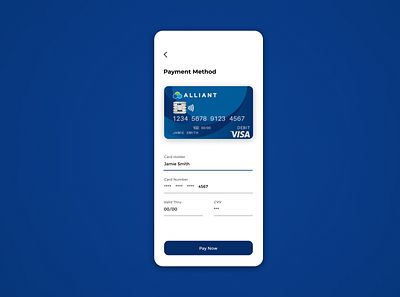 Credit Card Checkout Screen app design typography ui ux