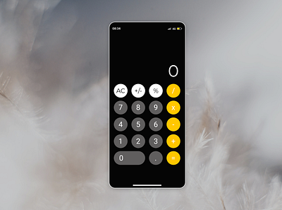 Calculator Mobile App app branding design ui ux