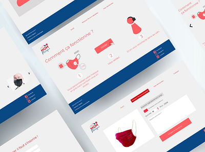 MOM Masque pro - Website Concept for professional app design ui ux