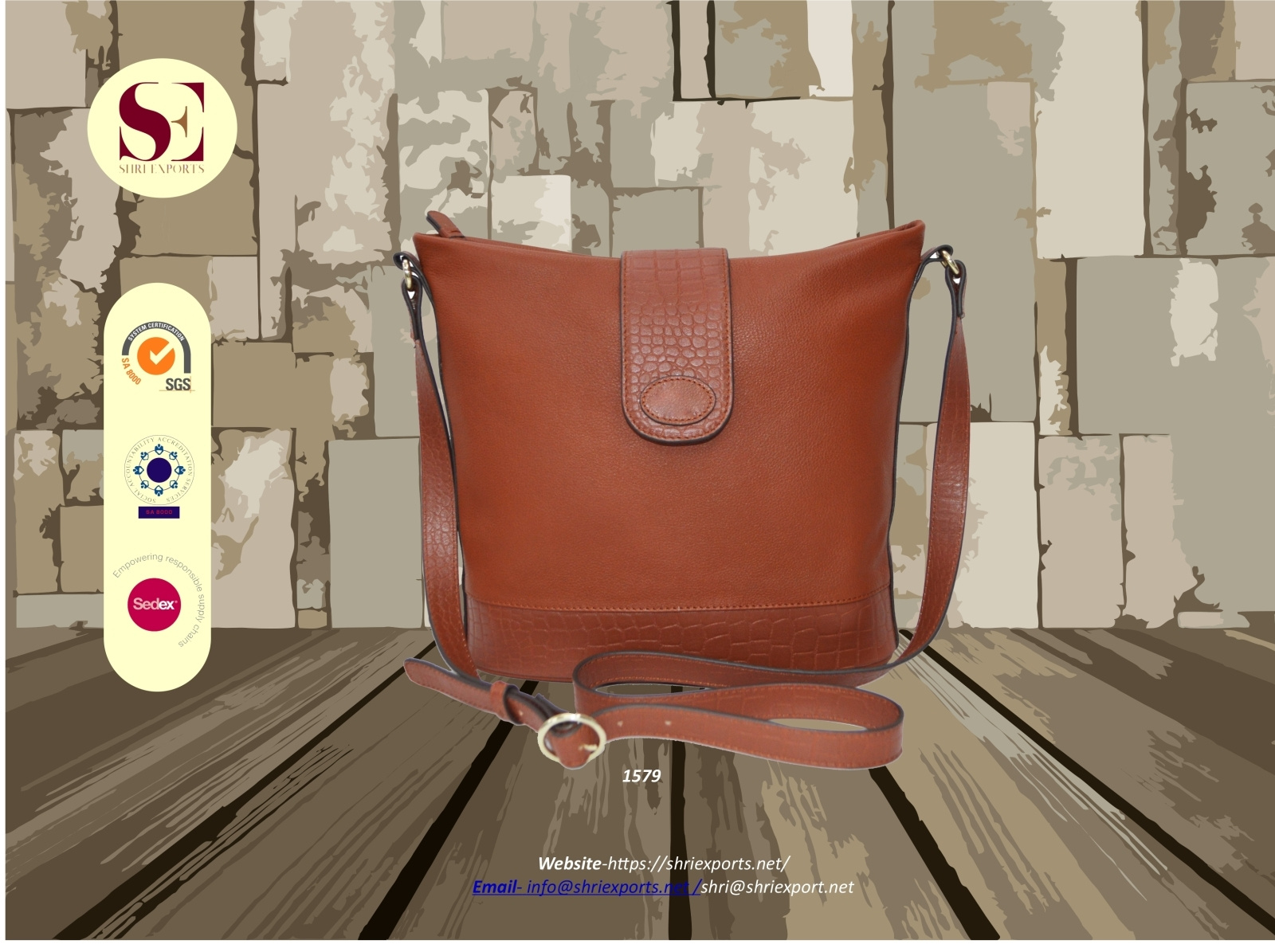 Pure Leather Bags Exporters in India by Shri Exports on Dribbble