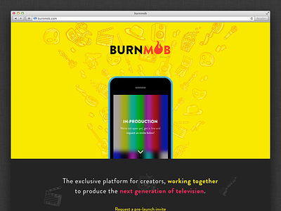 Burnmob landing page burnmob landing page sign up