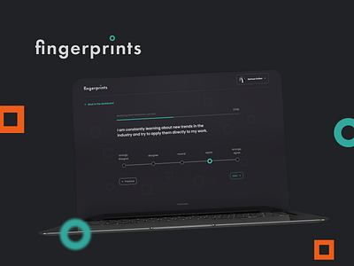 Fingerprints desktop app branding design desktop graphic design illustration logo ui