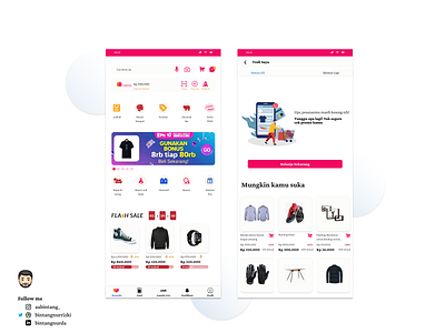 Lazada Redesign Homepage and Shopping Cart app branding design marketplace ui uiuxdesign ux