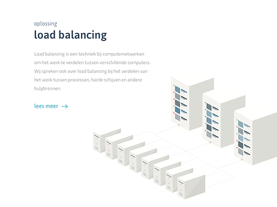 Load balancing - illustration graphic design hosting illustration load balancing user interface webdesign