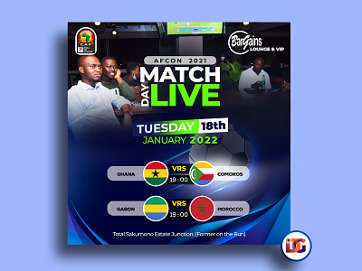 Match Day Live Flyer at BarGains Lounge branding design flyer graphic design