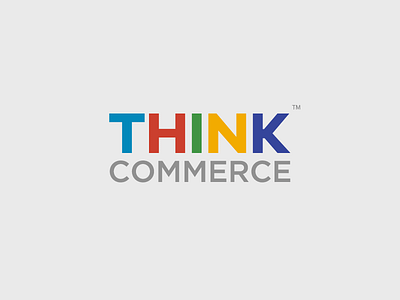 ThinkCommerce business colors commerce company logo think