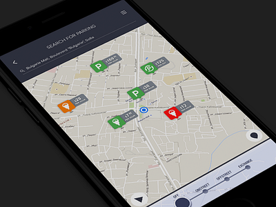 Native Mobile App for Parking Facilities. android app ios parking