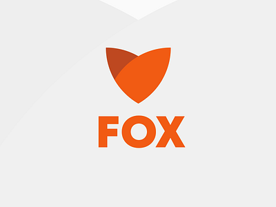 Fox - Logo concept fox idea logo mark. app orange symbol