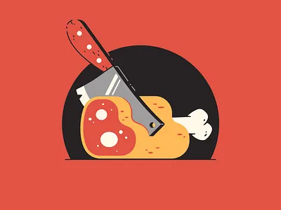 B stands for... 36 days of type affinity designer b blade bone butcher butchery cleaver cut flesh font illustration knife letter meat slaughter slice thierry fousse type vector