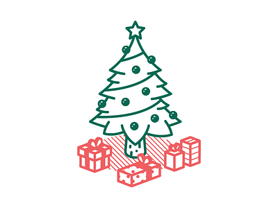 Winter icon 7/9 - Christmas tree
