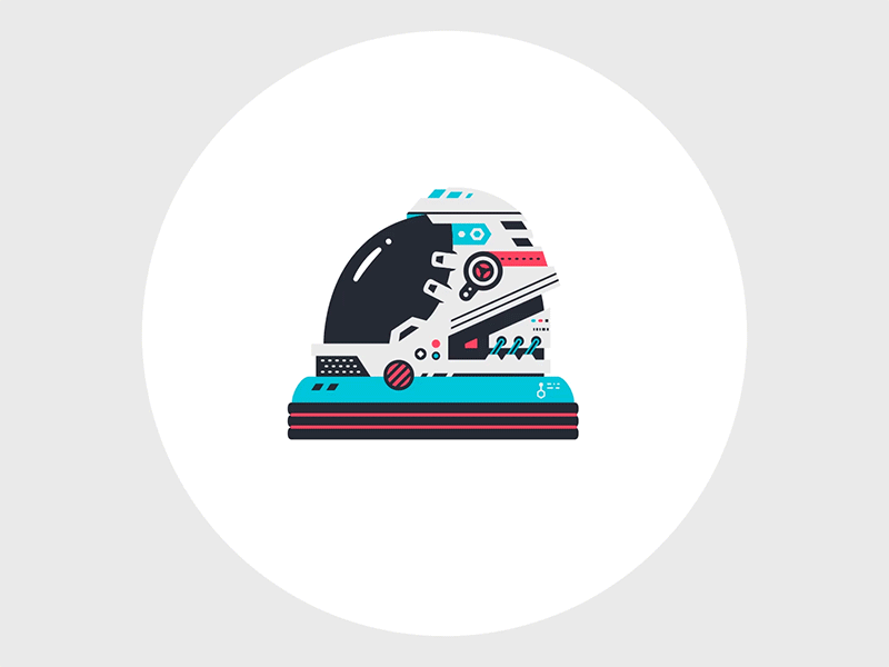 Space icon 2 Space helmet by Thierry Fousse on Dribbble
