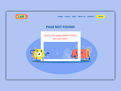 Error404 page illustration character child error 404 fun kid page playful register scene school sign up thierry fousse