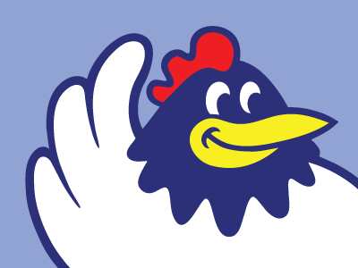Hello Chicken :) vector beak wing bird character design egg logo chicken