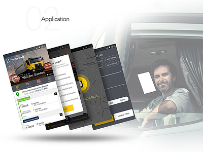 Concept Design - TruckPad Mobile App android app design loading menu mobile search sketch ui ux