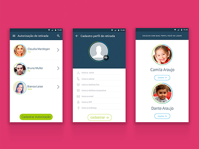 Futuro Kids - Mobile App android app kids material design mobile school