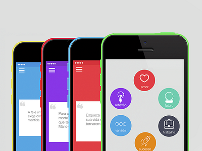 Phrase of the Day app design ios mobile mobile applications mobile interface ui usability ux