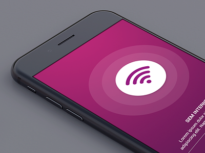 Without WiFi app internet invite iphone login material mobile prototyping ui ux wifi