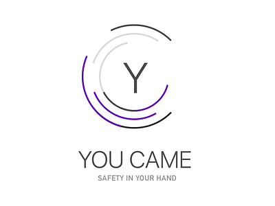 You Came Logo brand line line icon logo logotype