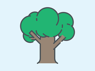 Tree illustration simple