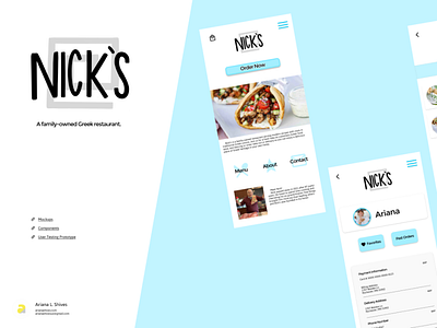 Nick's app branding design figma graphic design illustration thumbnail user experience design ux design