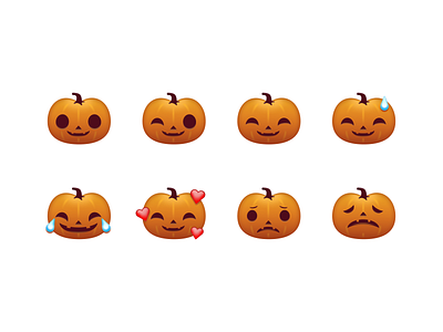 pumpkin icons design figma halloweenicon illustrator sketch