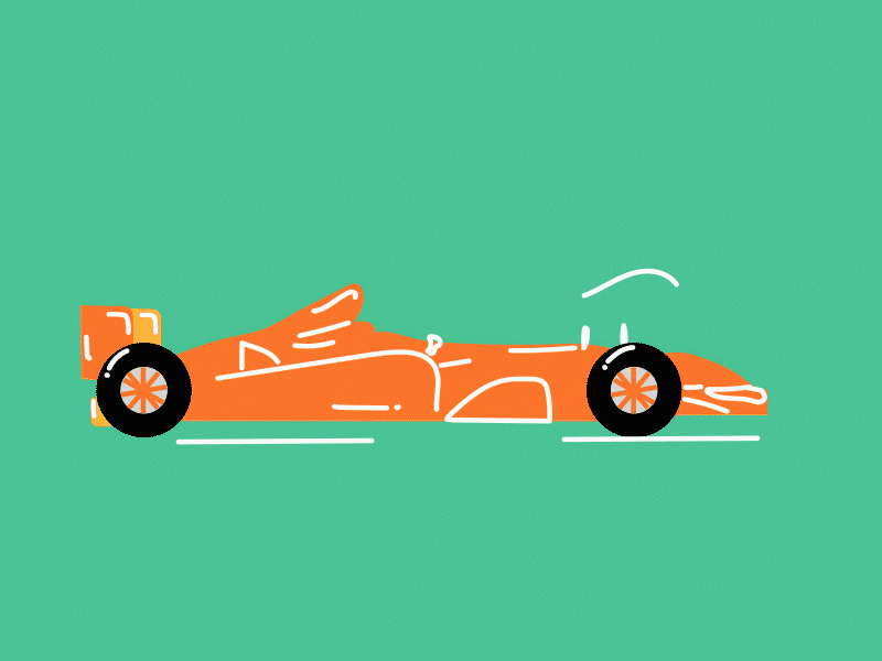VROOOoooMMMmmm aftereffects animation car design formule 1 illustration illustrator vector