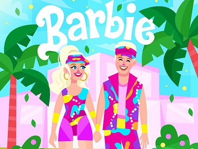 Barbie design illustration