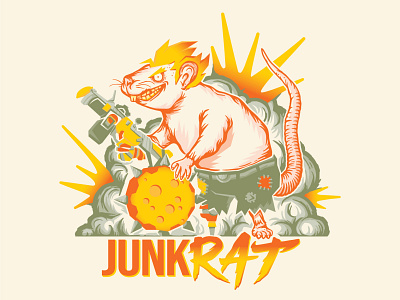 Literal Junk Rat illustration