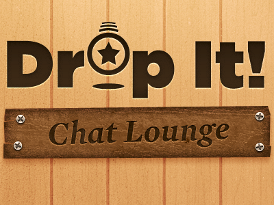 Drop It! Chat Lounge (Full View) iphone wood