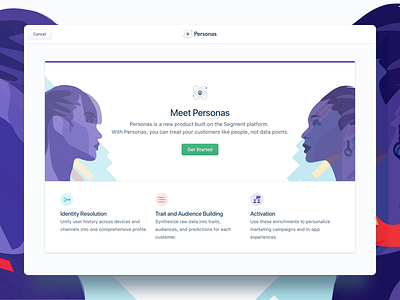 Personas Product Onboarding illustration onboarding product ui