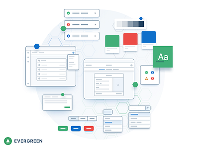 Evergreen Design System — Spot Illustration