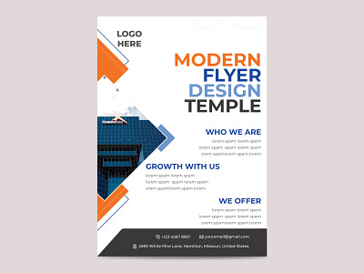Corporate Business Flyer Design business flyer design flyer flyer design graphic design illustration vector
