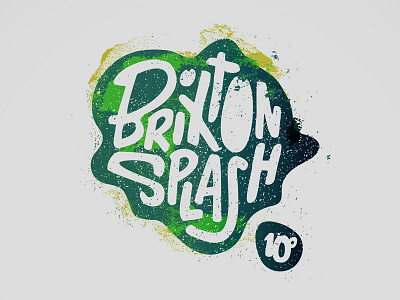 Brixton Splash design festival jamaica logo vector