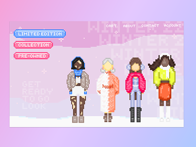 Pixel Concept – Clothing Store Page