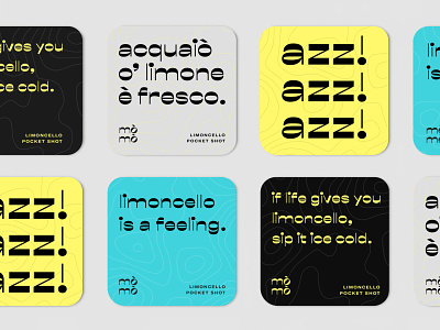 Mòmò Limoncello brand identity branding graphic design limoncello print typography