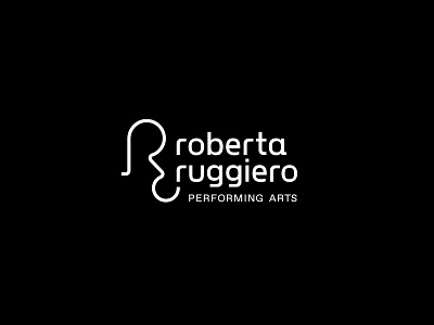 Roberta Ruggiero logo art brand identity branding culture dancer fitness graphic design logo theatre yoga