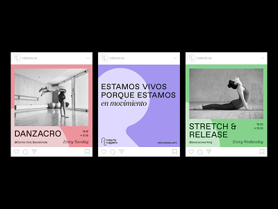 Roberta Ruggiero art brand identity branding dance graphic design logo typography yoga
