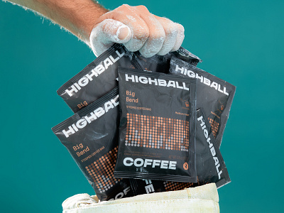 Highball - Coffee for climbers adventure brand identity branding cafe climbing coffee graphic design mountains packaging pattern typography