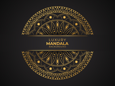 Luxury Mandala Background background branding design designeramin ethnic gold gradient illustration luxury mandala mandala mandala art mandala design mandalas mediation pattern ramadan wallpaper